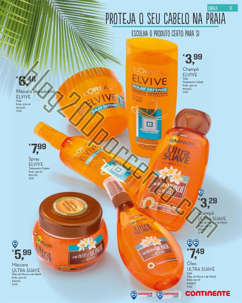 Novo Folheto CONTINENTE Beleza e verão promoçõe