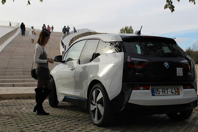 carro elétrico + bmw i + bmw i 3 + santogal + santogal agente bmw i3 + test drive + condução + mulheres ao volante + carros para andar na cidade + maat + museu maat
