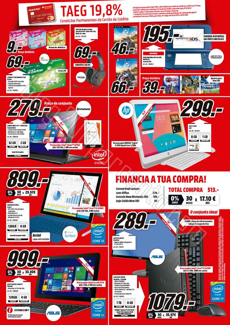 Antevisão Folheto MEDIA MARKT Promoções de 2 a 