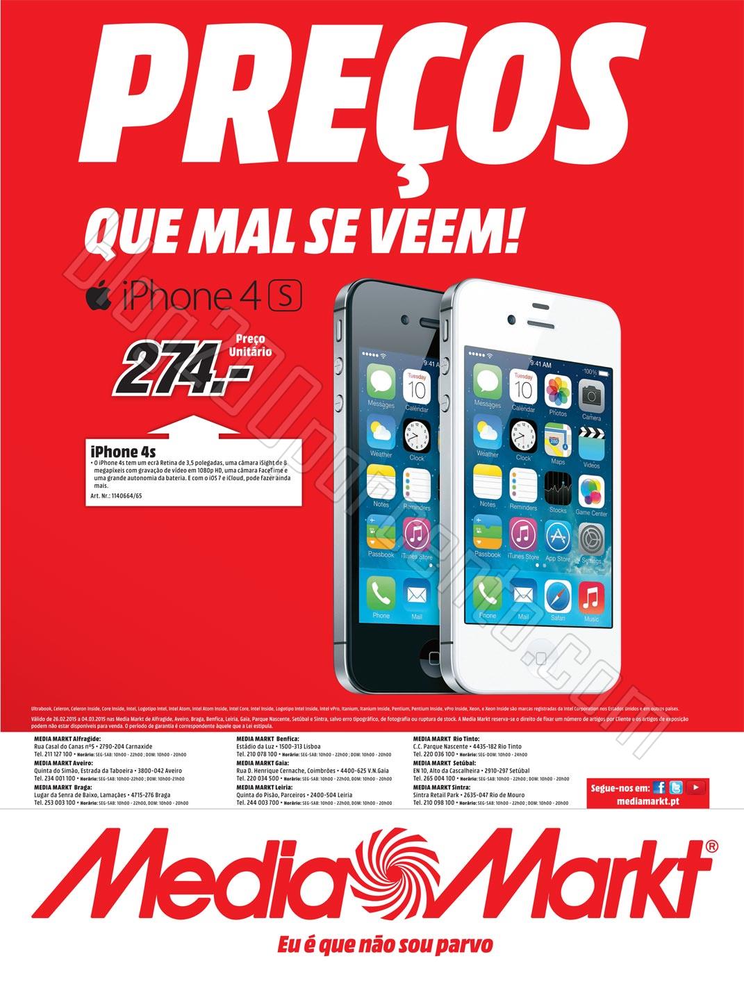Antevisão Folheto MEDIA MARKT de 26 fevereiro a 4