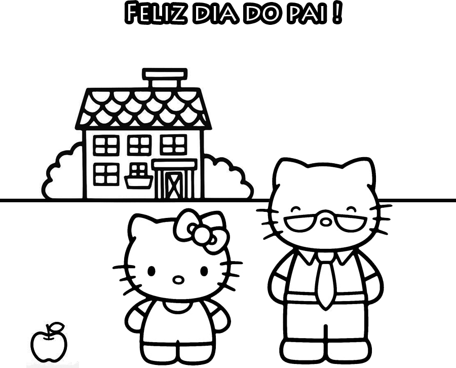 Desenhos de Hello Kitty para colorir - Páginas para impressão grátis