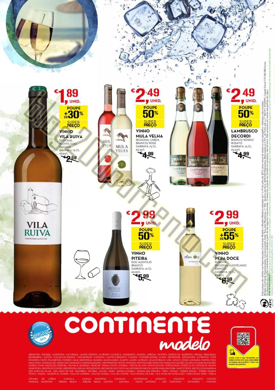Antevisão folheto CONTINENTE Vinhos e aperitivos 