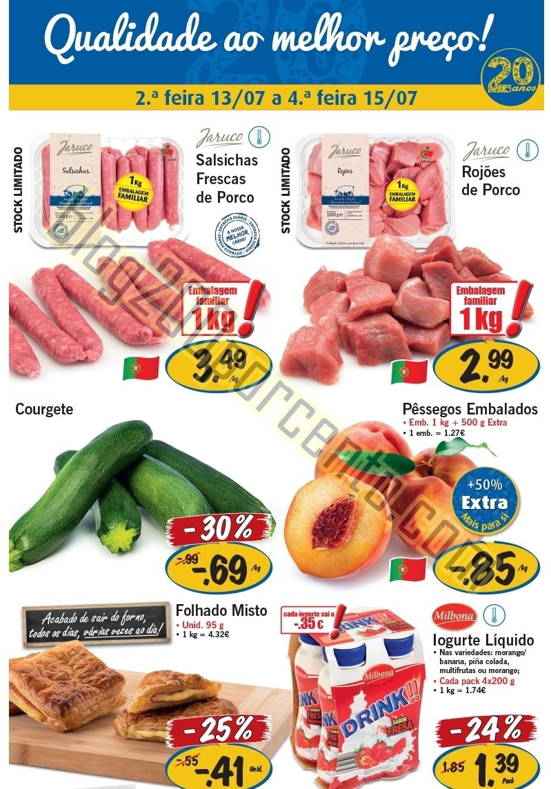 Antevisão Folheto LIDL Promoções de 13 a 15 jul