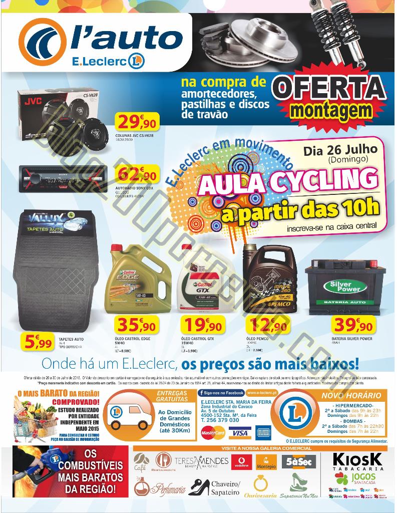 Antevisão Folheto E-LECLERC Feira de 20 a 30 julh