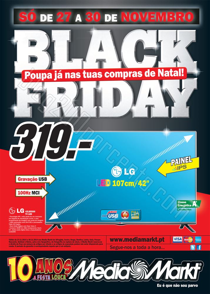 Antevisão Folheto MEDIA MARKT Nacional Balack Fri