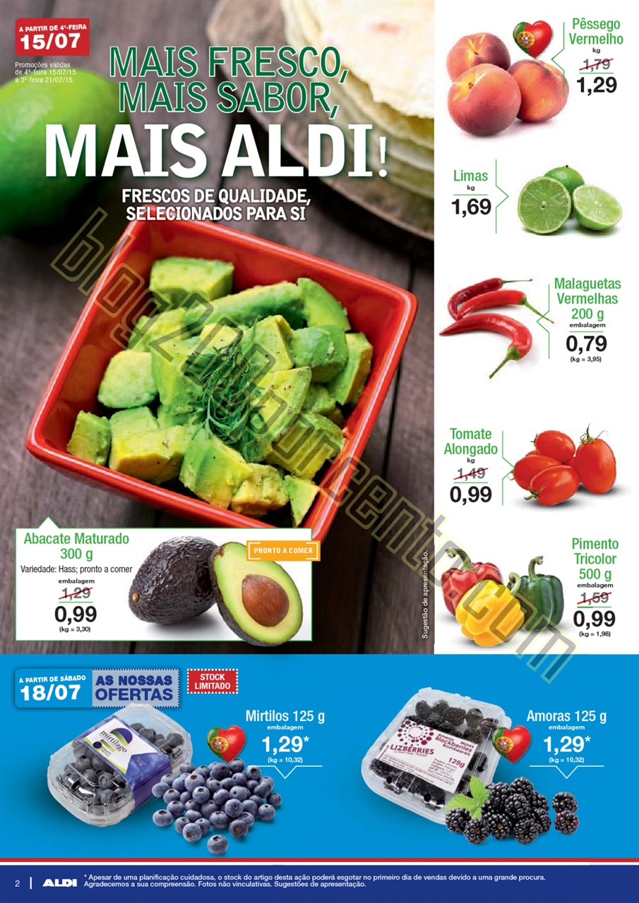 Antevisão Folheto ALDI Promoções a partir de 15
