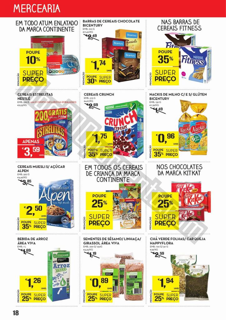 Antevisão Folheto CONTINENTE Promoções de 17 a 