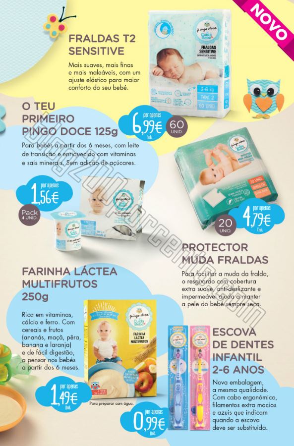 Novo Folheto PINGO DOCE Bebé promoções até 9 m