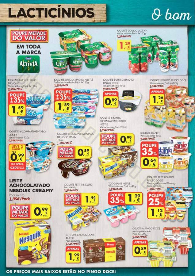 Antevisão Folheto PINGO DOCE Promoções de 4 a 1