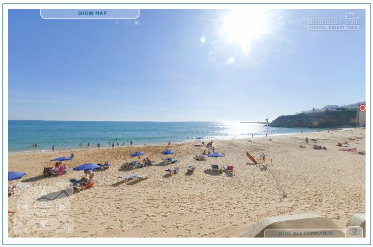 albufeira visita virtual fotos panoramicas algarve
