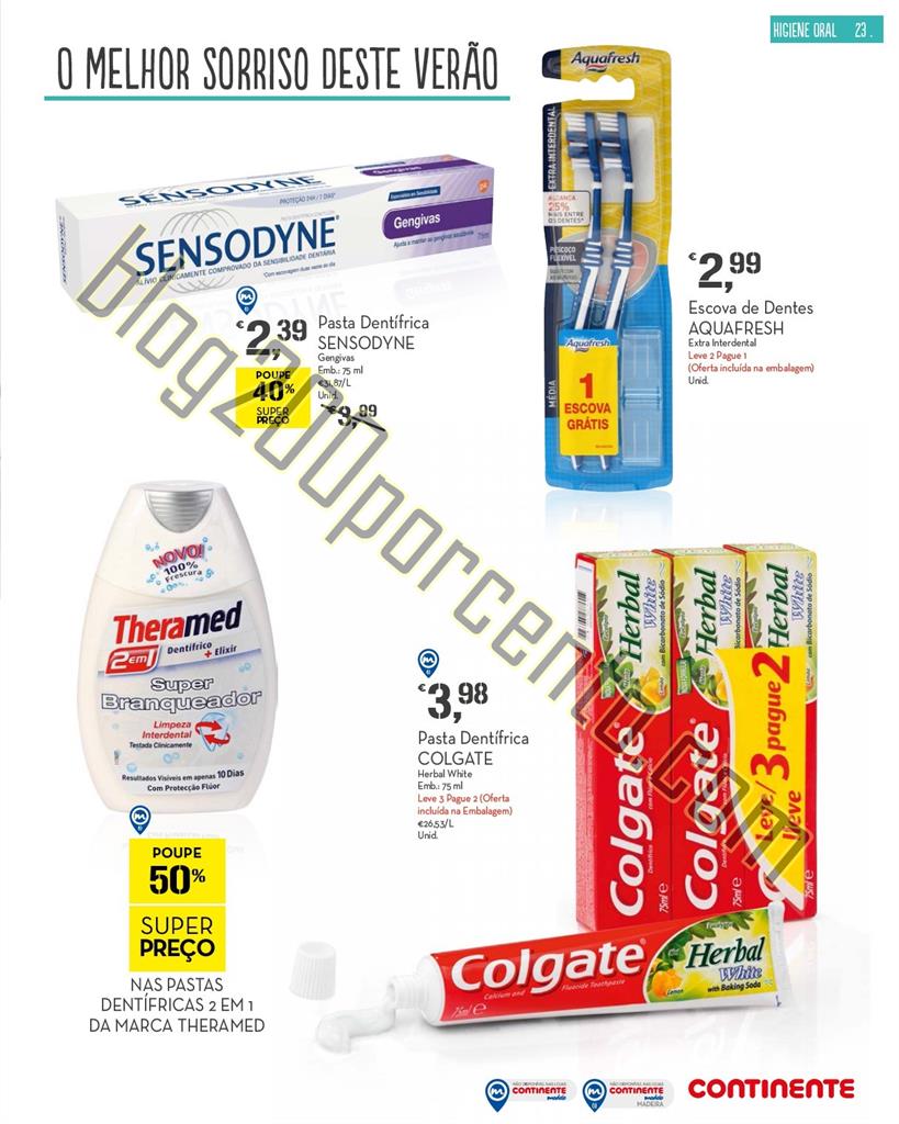 Novo Folheto CONTINENTE Beleza e verão promoçõe