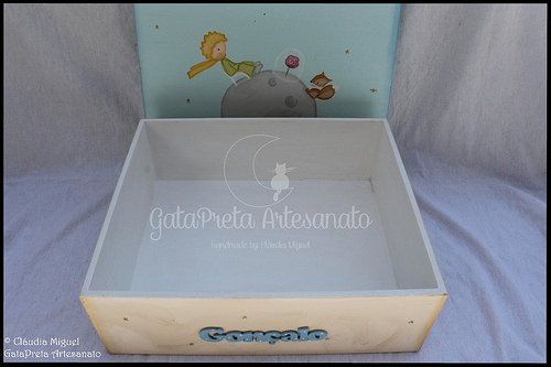 Caixa para recordações de batizado 