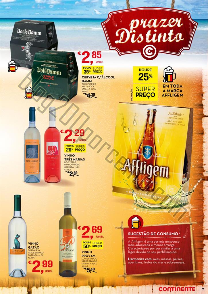 Antevisão Folheto CONTINENTE Cervejas e Mariscos 