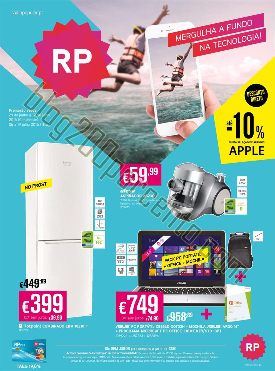 Antevisão Folheto RADIO POPULAR Promoções de 29