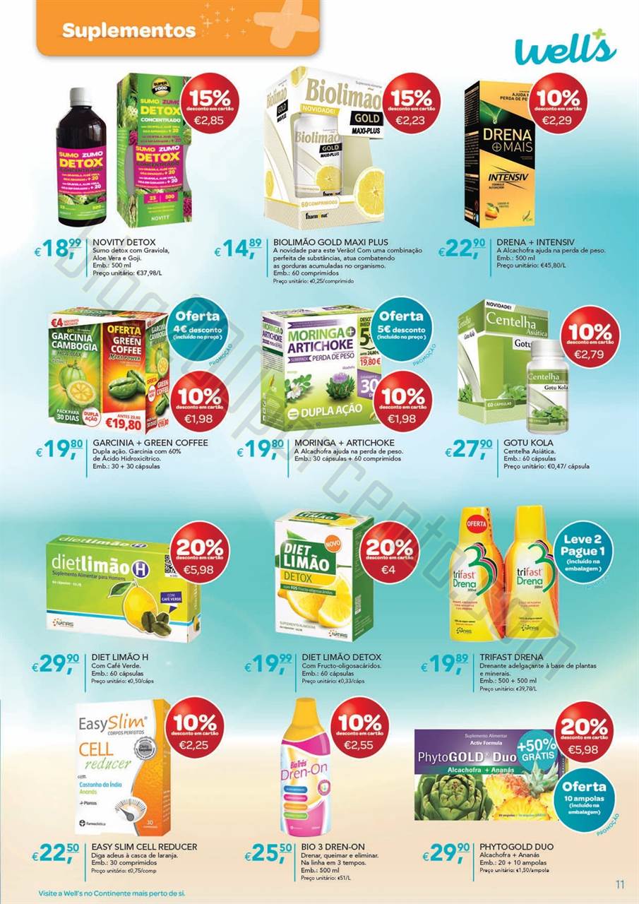 Antevisão Folheto WELLS Promoções de 28 julho a