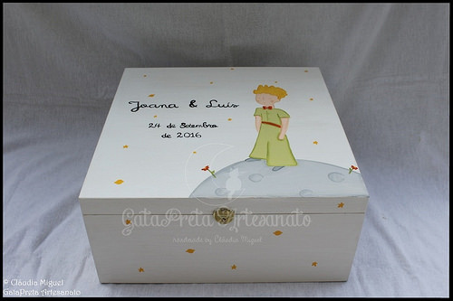 Caixa para mensagens de casamento 
