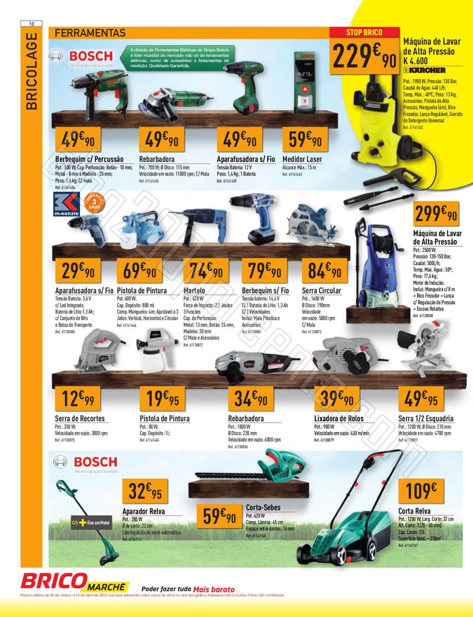 Antevisão Folheto BRICOMARCHÉ de 26 março a 12 