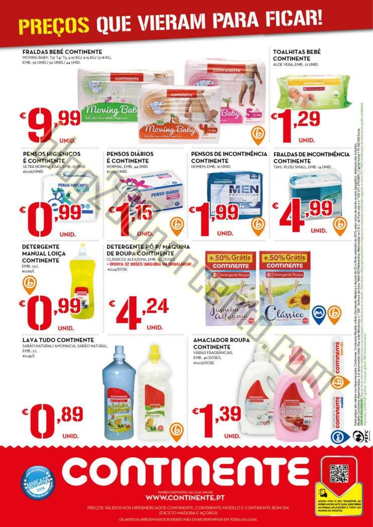 Antevisão Folheto CONTINENTE Marca CNT de 22 a 28