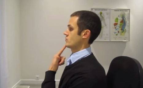 postura cervical exercicio pescoço
