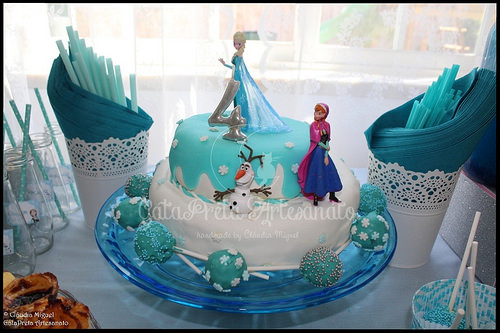Festa aniversário tema Frozen