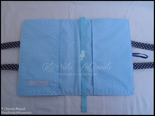 Capa de livros com pega Blue Patch2