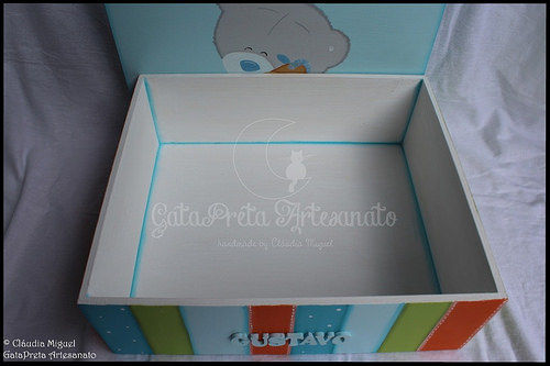 Caixa grande de recordações 