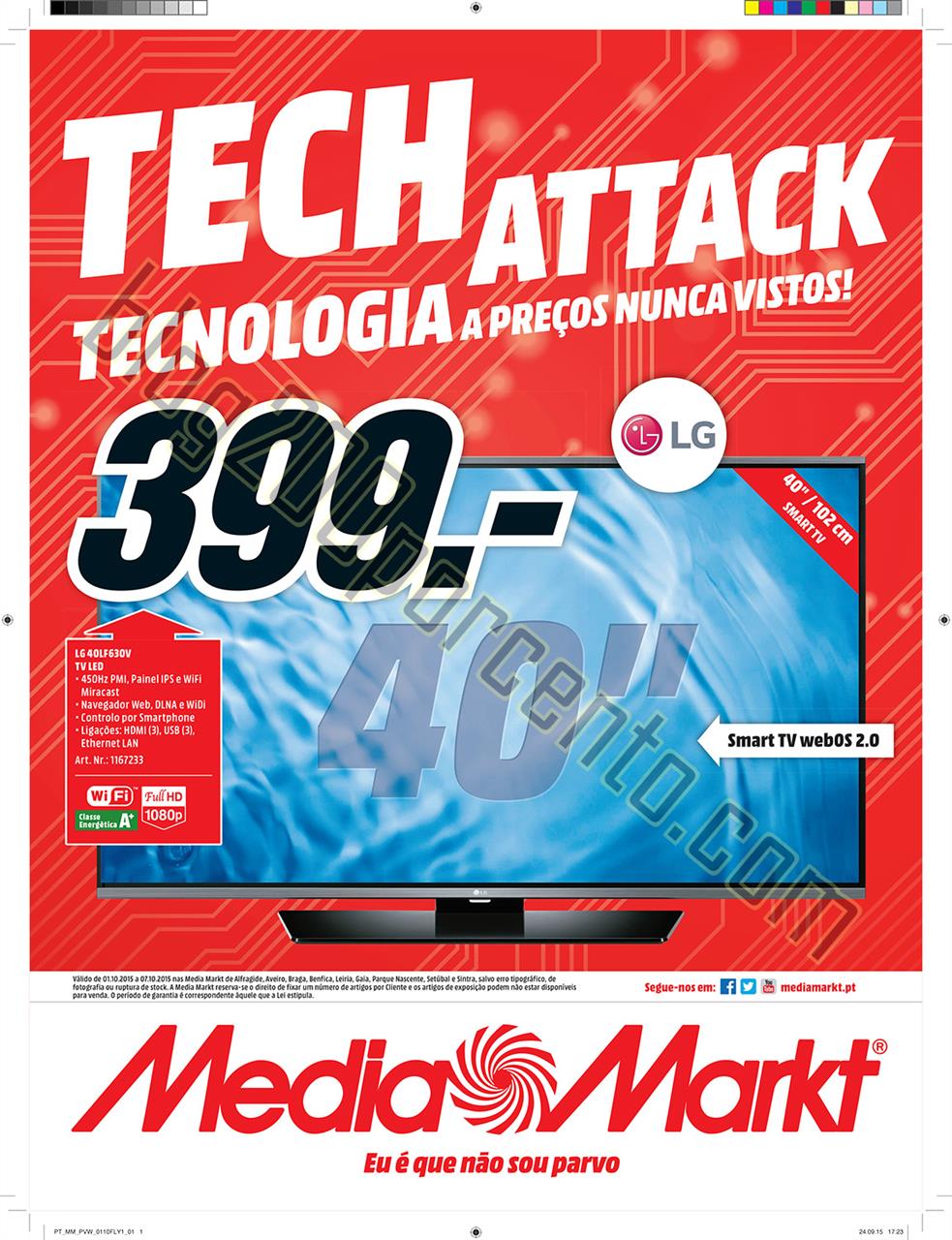 Antevisão Folheto MEDIA MARKT Black Friday promoções de 22 a 24