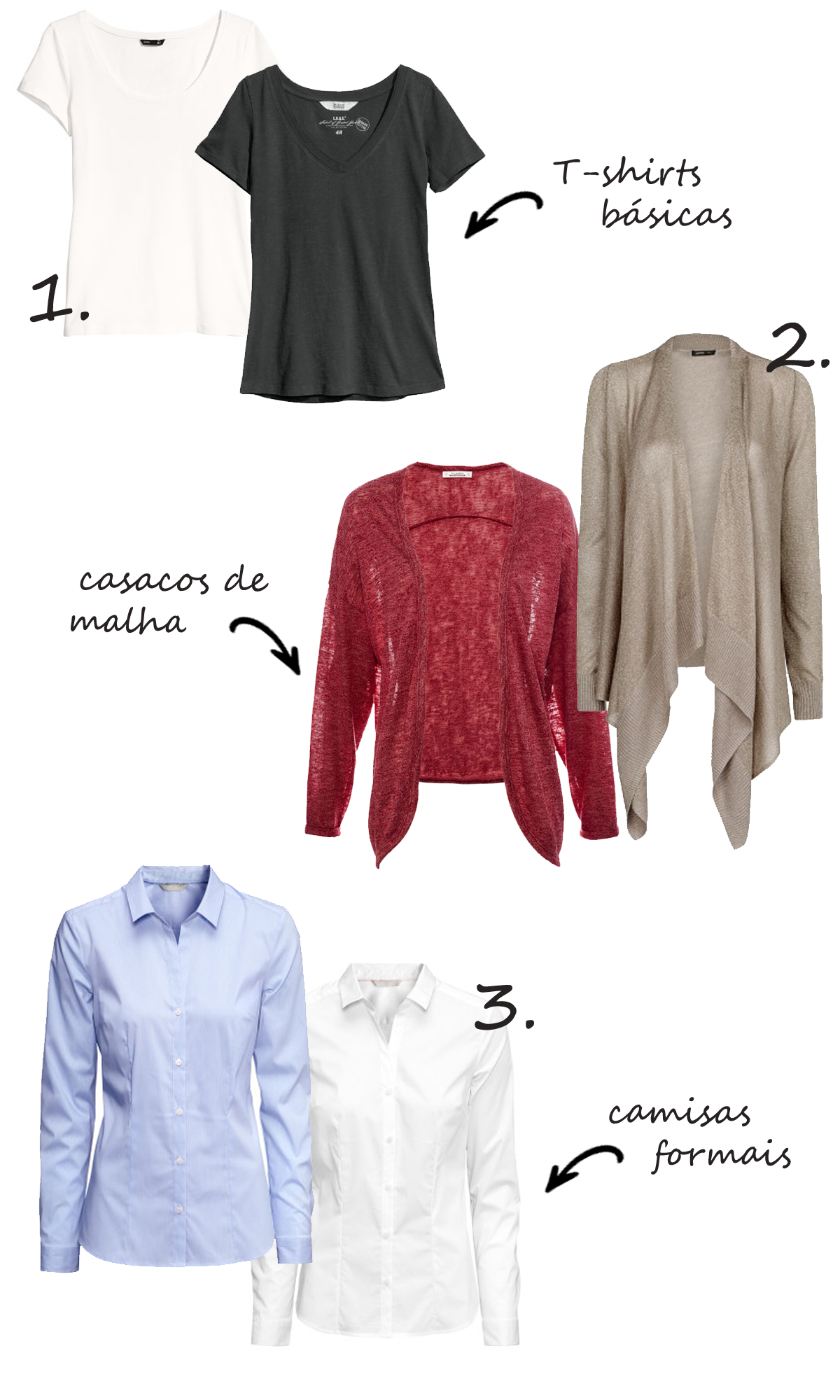 10 Essenciais no guarda-roupa - Universidade - A Bela e o Blog