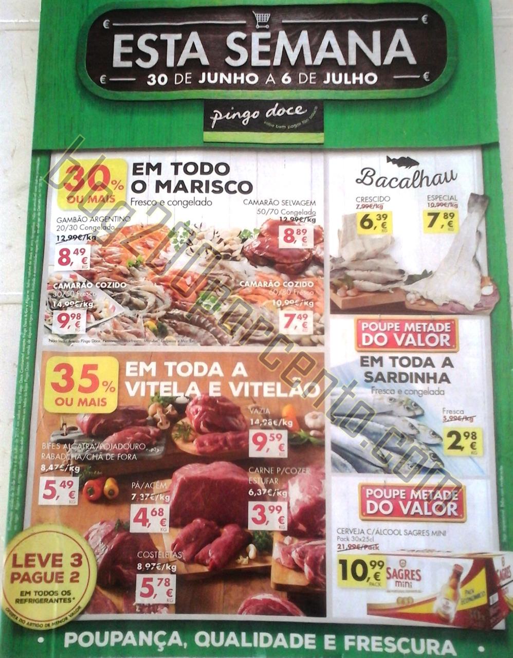 Antevisão Folheto PINGO DOCE Promoções de 30 ju