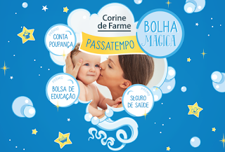 passatempo Corine de Farme + Bolha Mágica + Cuidados do bebé e de criança 