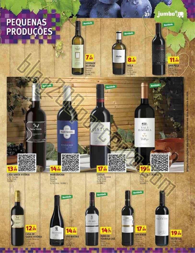 Novo Folheto JUMBO Vinhos promoções até 9 outub