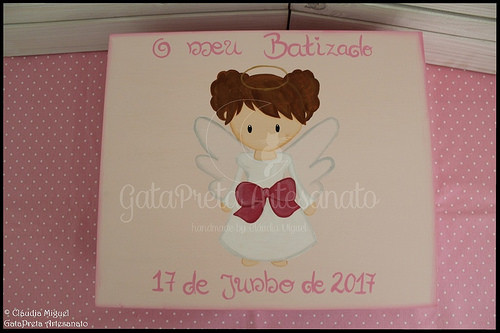 Caixa de batizado e moldura 