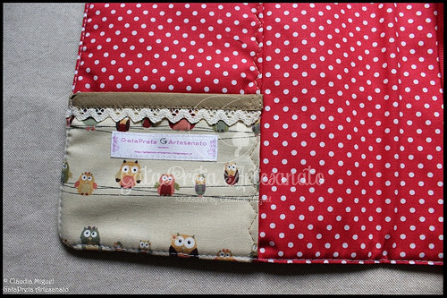 Capa de agenda A5 com argolas 