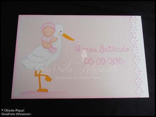 Caixa de batizado e toalha de batismo 