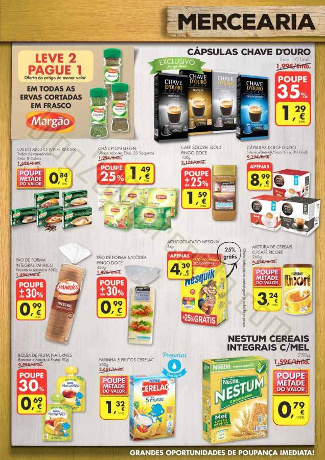 Antevisão Folheto PINGO DOCE Promoções de 4 a 1