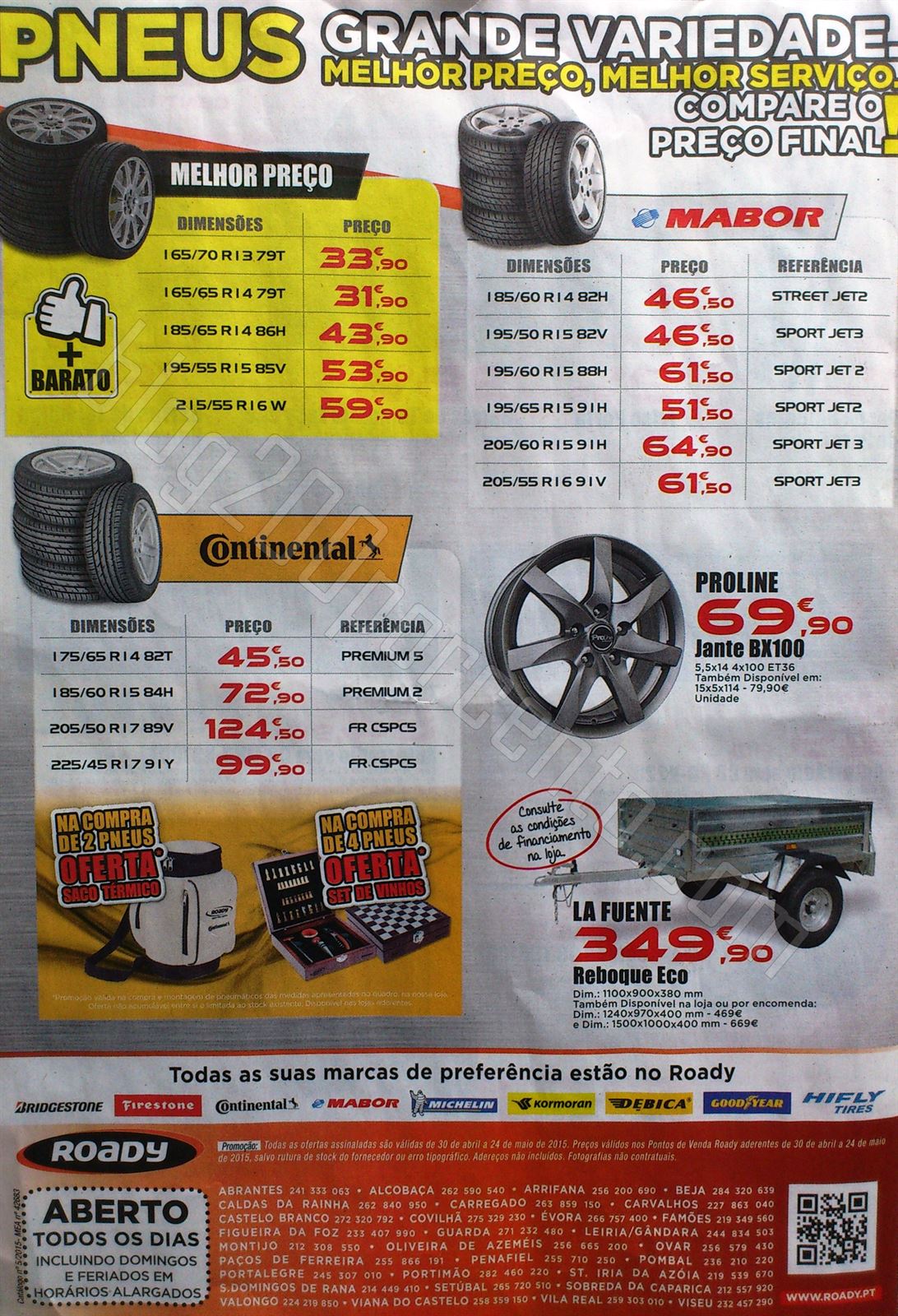 Antevisão Folheto ROADY Promoções de 30 abril a