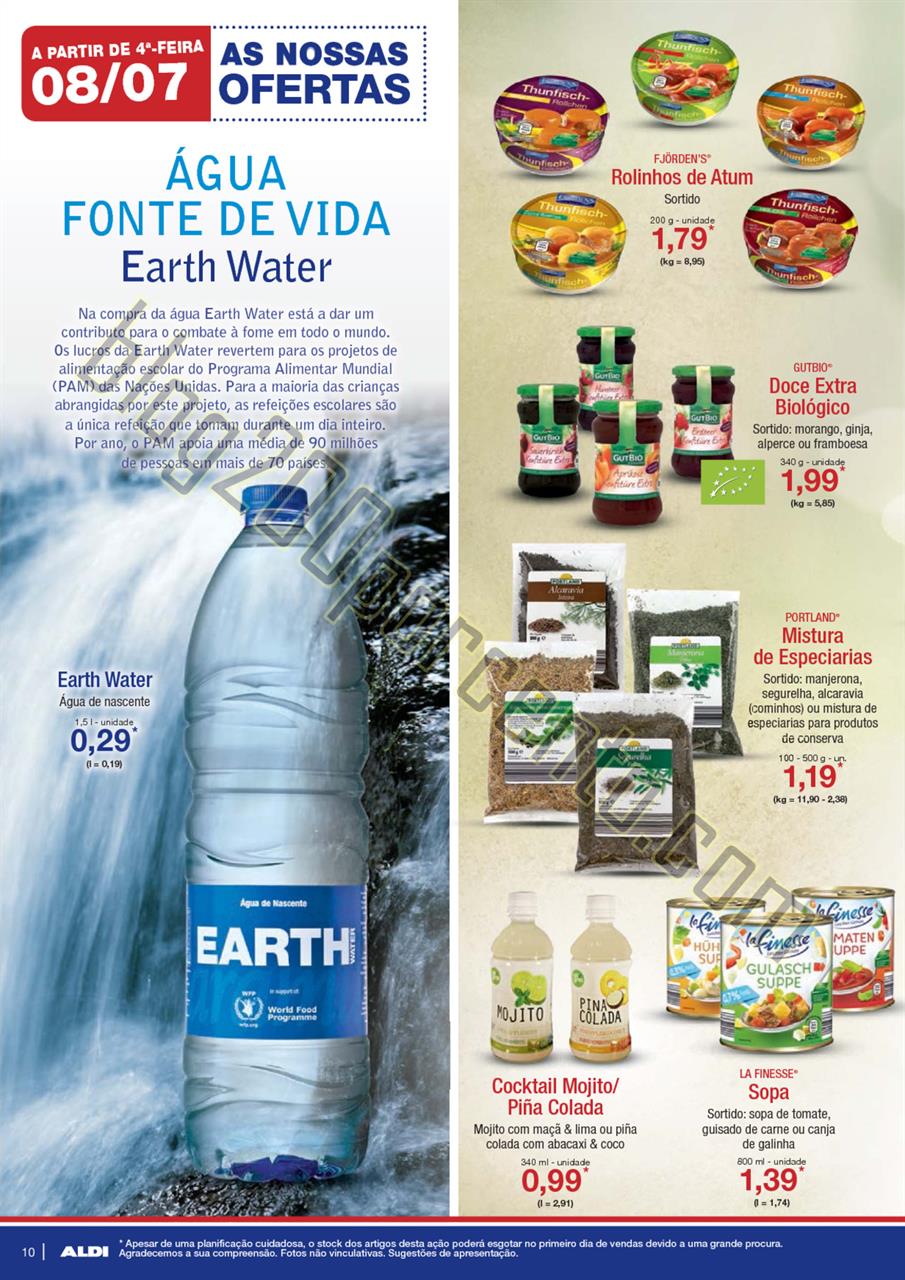 Antevisão Folheto ALDI Promoções a partir de 8 