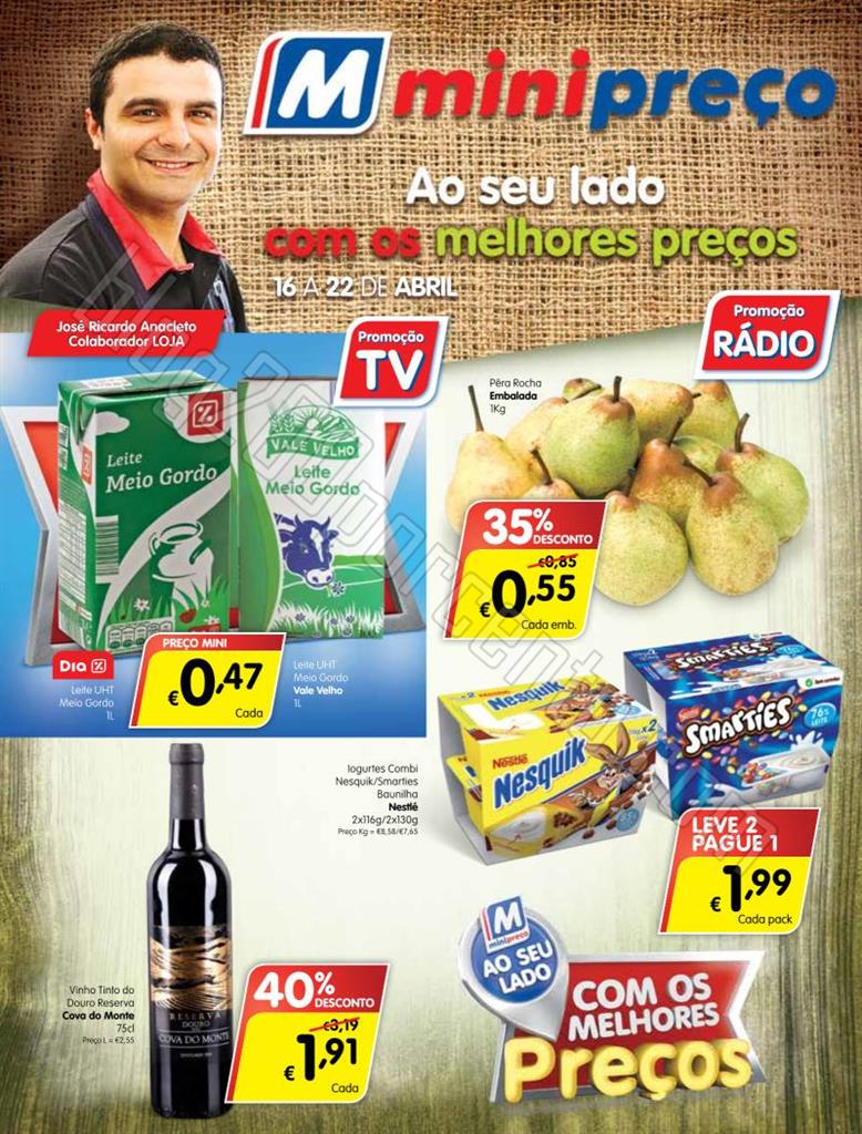 Antevisão Folheto MINIPREÇO Promoções de 16 a 