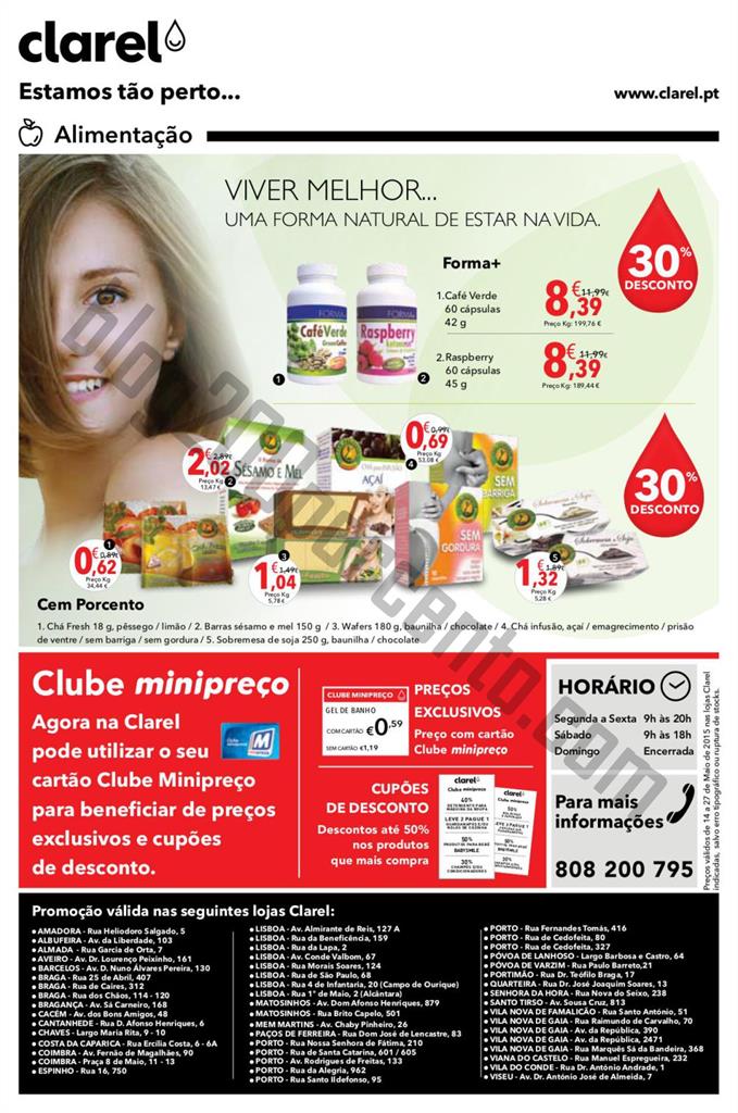 Antevisão Folheto CLAREL Promoções de 14 a 27 m