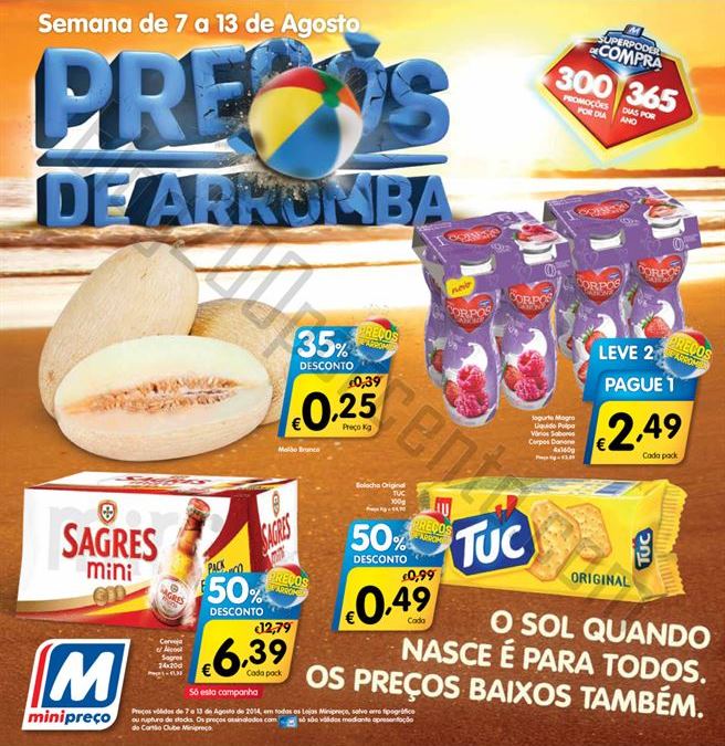 Antevisão Folheto MINIPREÇO de 7 a 13 agosto
