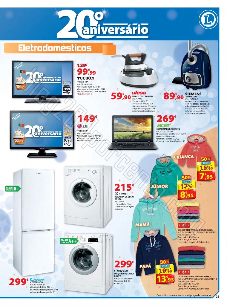 Antevisão Folheto E-LECLERC Aniversário de 17 fe