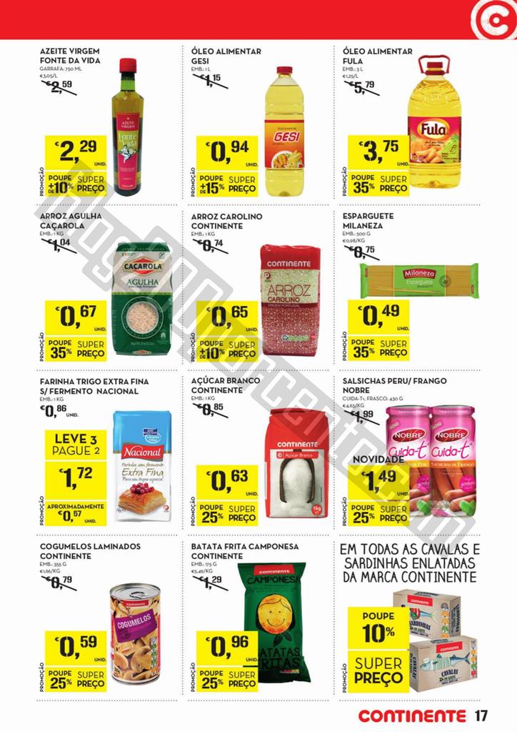 Antevisão Folheto CONTINENTE Promoções de 17 a 