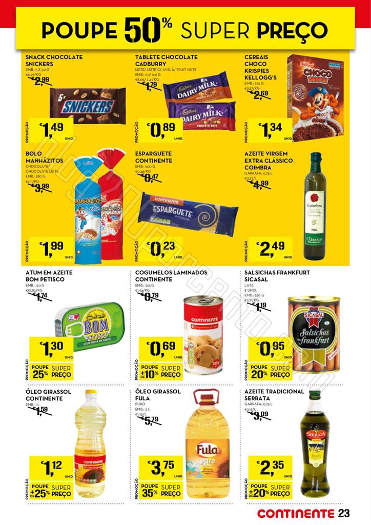 Antevisão Folheto CONTINENTE Promoções de 3 a 9