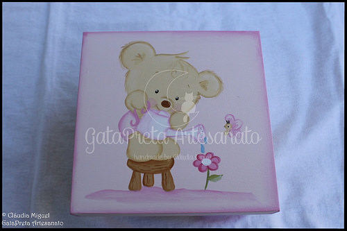 Caixa de recordações de bebé 