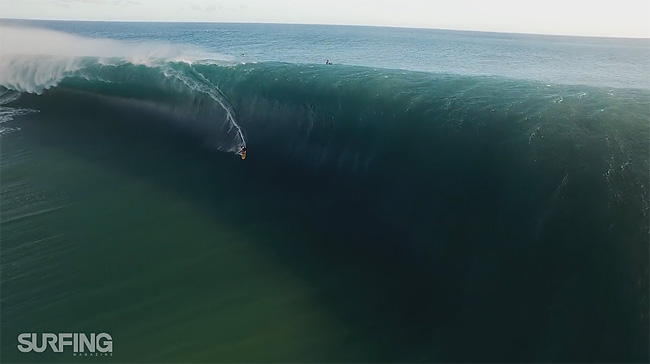 Teahupo’o, Du Ciel