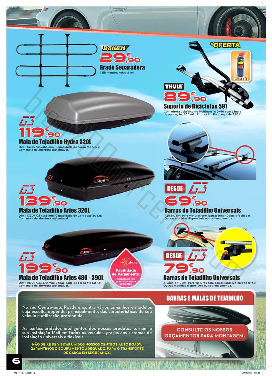 Novo Folheto ROADY Promoções de 30 julho a 30 ag