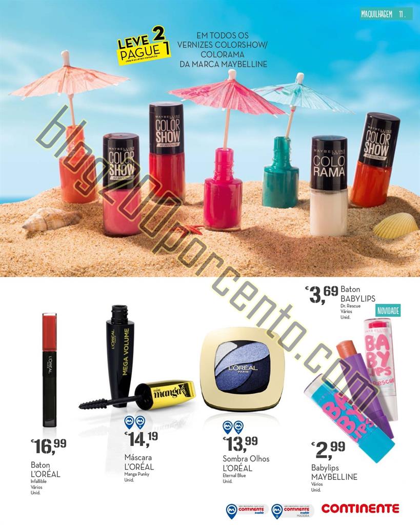 Novo Folheto CONTINENTE Beleza e verão promoçõe