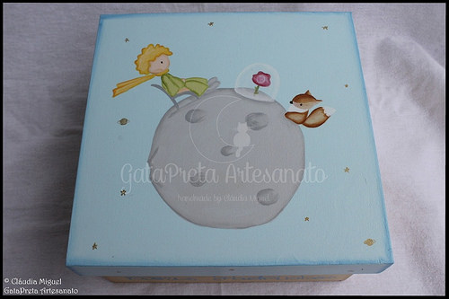 Caixa de lembrança para padrinhos 