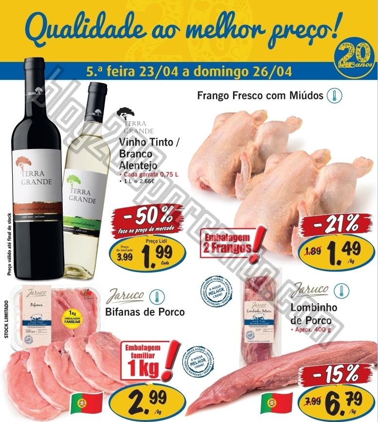Antevisão Folheto LIDL Promoções de 23 a 26 abr