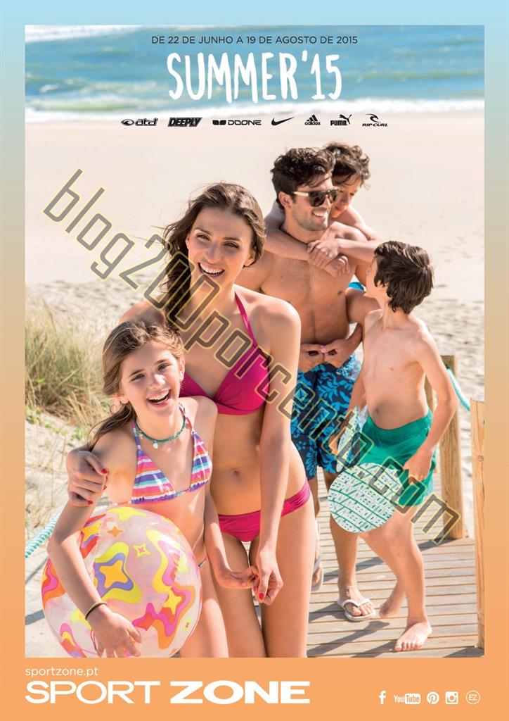 Novo Folheto SPORT ZONE verão promoções até 19